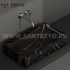 B6R63PN Накладная раковина на столешницу  прямоугольная Ceramica Globo T-EDGE