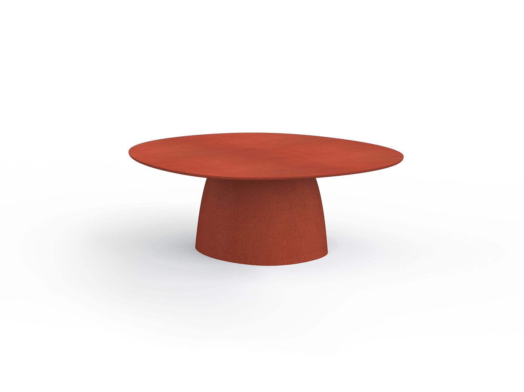 Бетонный круглый садовый столик Betoni Levit ARCH-00070886 - Вид №6