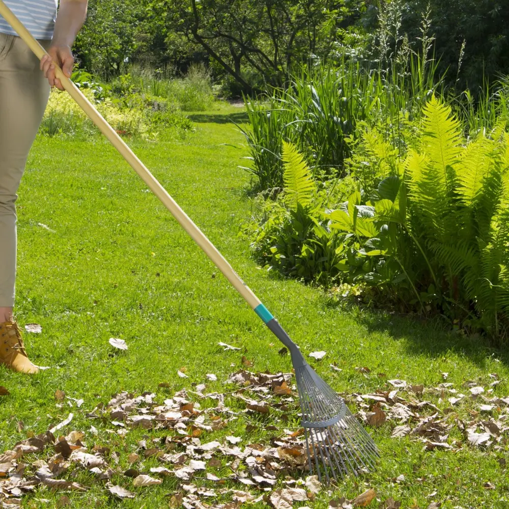 Грабли веерные Gardena Classic Line 19 зубьев 140 см сталь, с черенком STLM-2140040 - Вид №2