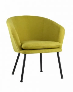 Кресло с мягкими подлокотниками зеленое "Декстер" STOOL GROUP ДИЗАЙНЕРСКИЕ 00-3946314 Зеленый