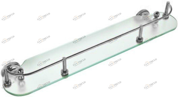 Полка MIGLIORE Mirella ML.MRL-M050.CR, хром 