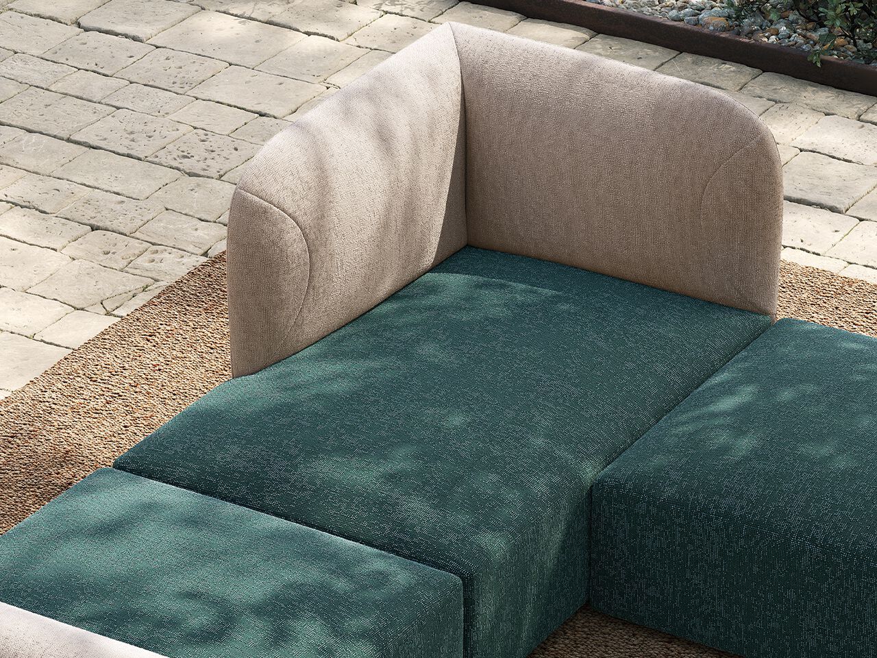 Ткань сад диван FREZZA Alplus Lounge Outdoor ARCH-00078615 - Вид №4