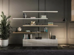 Lago Книжный шкаф с контейнерами Air