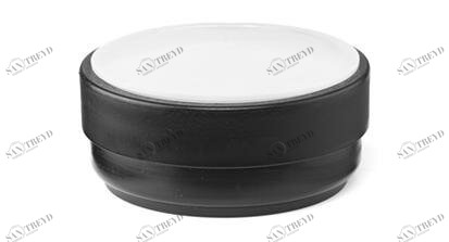 SANIT 840611210 Розетка, ПЭ слив, короткое, с прокладкой, стопорное кольцо и колпачок 