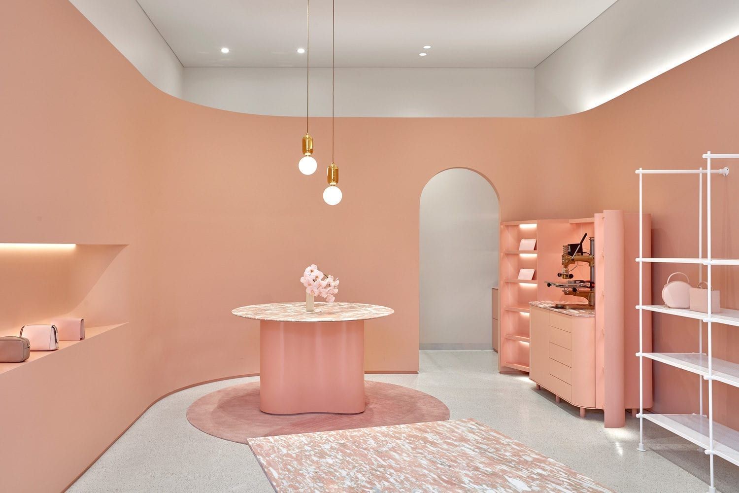 Керамическая и опаловая стеклянная подвесная лампа PARACHILNA Aballs ARCH-00061642 - Вид №69