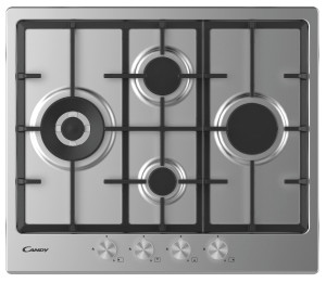 90799313 Газовая варочная панель CHG6DWPX 4 конфорки цвет серебристый STLM-0387204 CANDY