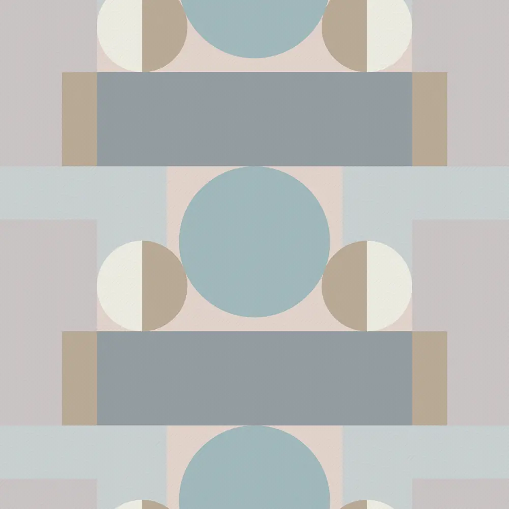 Штора на ленте Геометрия 200x270 см цвет серый WITERRA STLM-2035371 - Вид №3