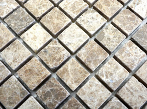 Темная мраморная мозаика Emperador