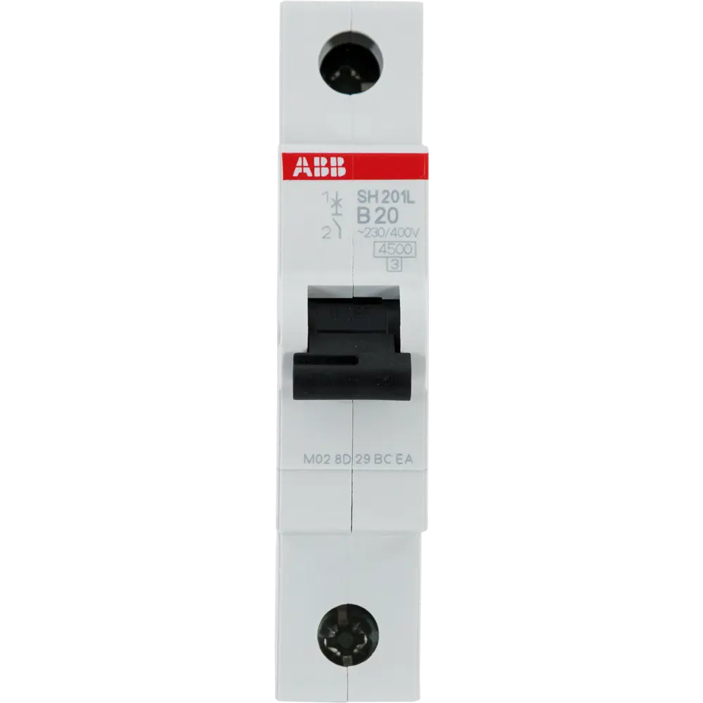 Автоматический выключатель ABB SH201L 1P B20 А 4.5 кА 2CDS241001R0204 82577248 STLM-2072379  - Вид №1