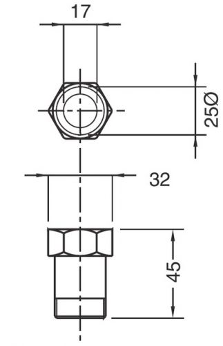 Удлинители MIGLIORE Ricambi ML.RIC-20.249.CR, хром  - Вид №3