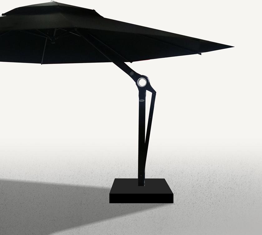 Ombrellificio Poggesi Круглый стальной зонт с боковой стойкой sun-id-1395475 - Вид №5