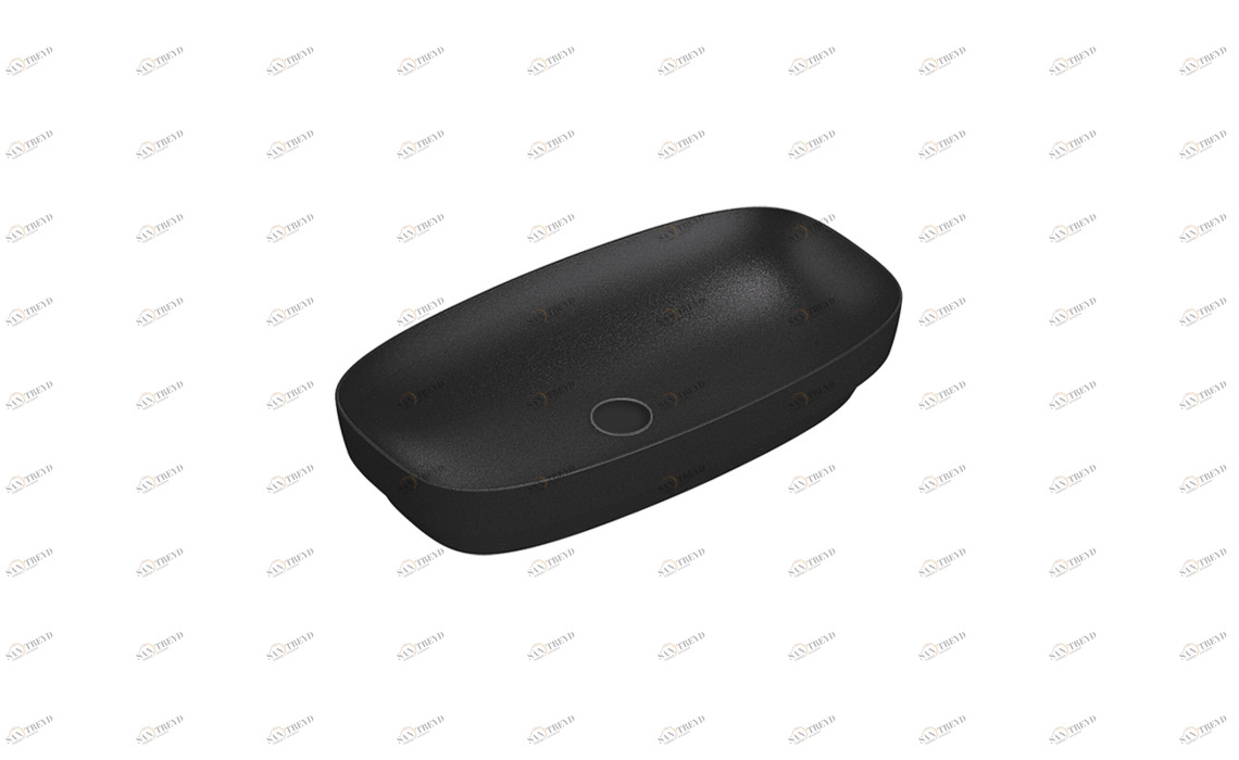 175AGRLXNS Накладная раковина на столешницу  овальная CERAMICA CATALANO Green