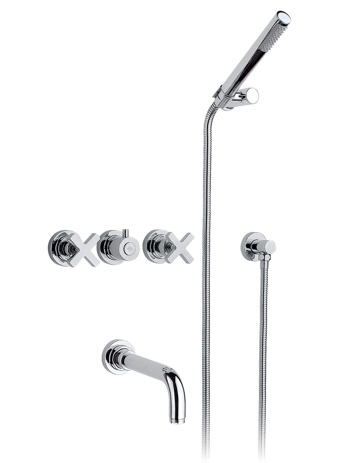 2203 ** 27 Комплект ванны с центральным изливом «парус» Nicolazzi Series Monte Croce 