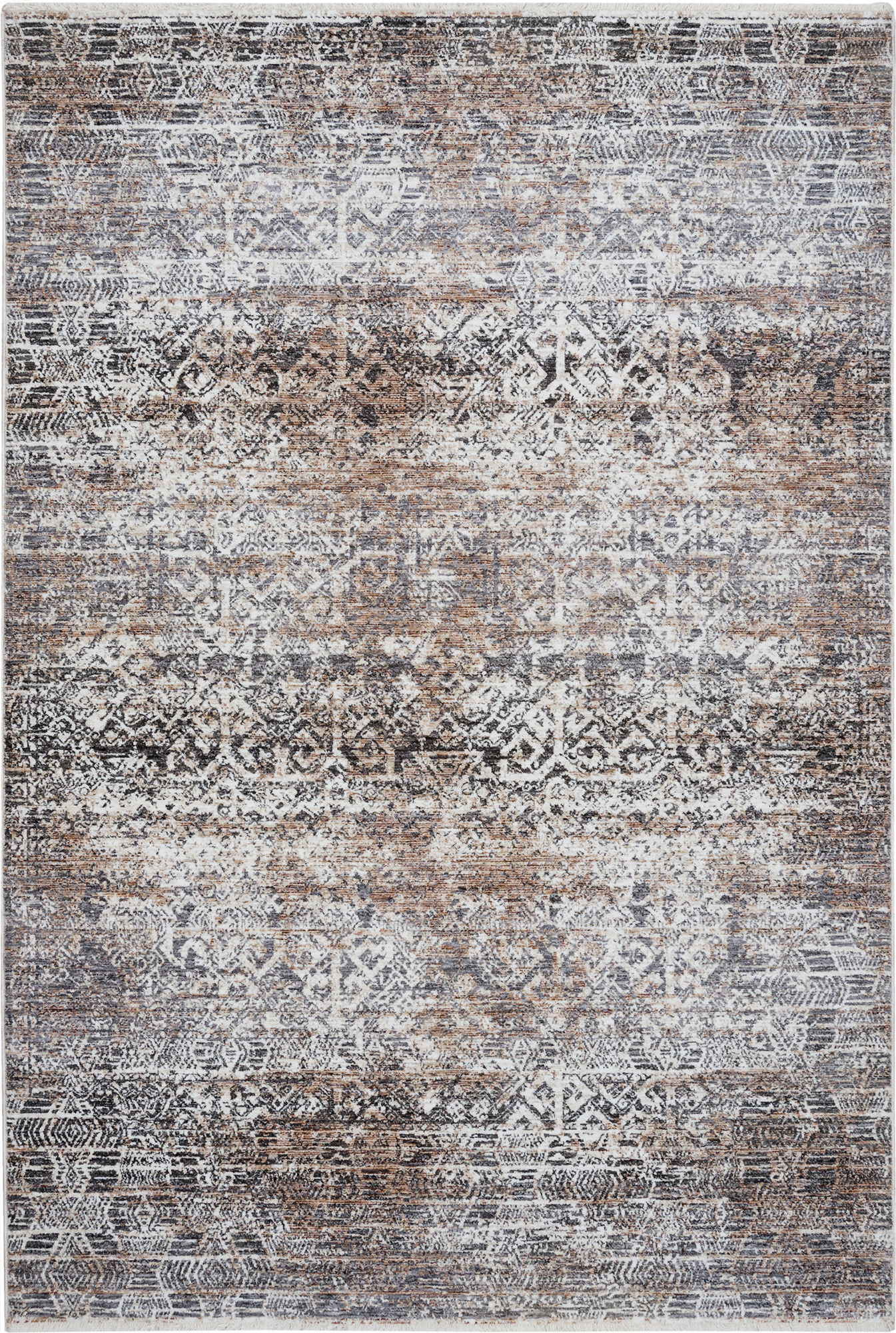 83328097 Ковер полиэстер Мирай 4440 S 160x235 см цвет светло-коричневый STLM-0040483 CTIM