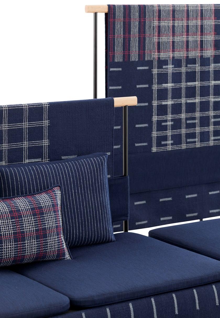 GAN Подушка из шерсти в прямоугольную полоску Lan sun-id-1394749 - Вид №9