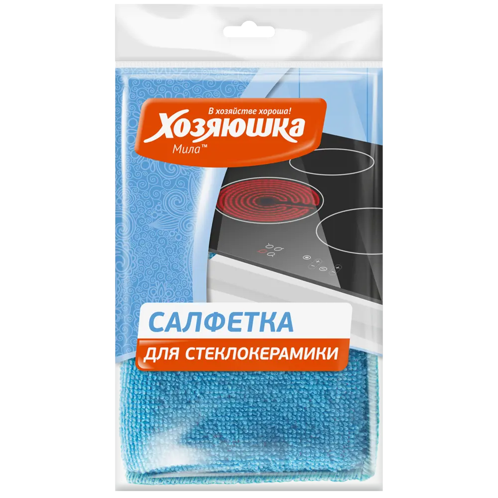 Салфетка для стеклокерамики Хозяюшка Мила В ХОЗЯЙСТВЕ ХОРОША ХОЗЯЮШКА МИЛА STLM-2179304 - Вид №3
