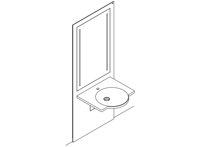 S50.01.512010 Туалетный модуль HEWI S 50 Module  - Вид №2