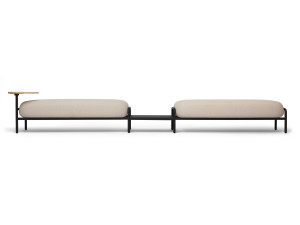 Модульная скамья из ткани