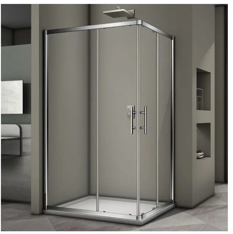 91802390 Душевой уголок Veconi Rovigo 363760, 120x80x190 профиль хром STLM-0985827