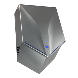 GFmark - Сушилка для рук, модель V-windblade - ПРЕМИУМ, 1000W, цвет сатин хром, код: 6860s
