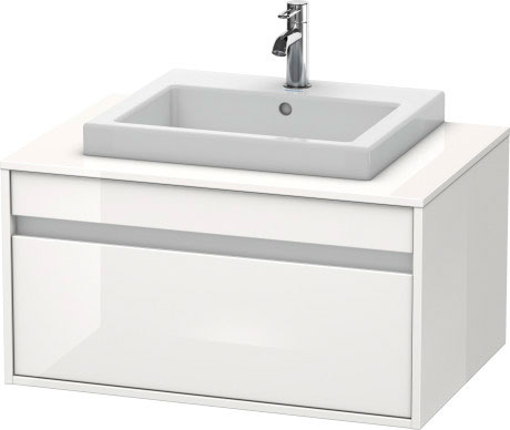 KT679405353 Ketho Тумбочка подвесная Каштан темный, декор Duravit - Вид №2