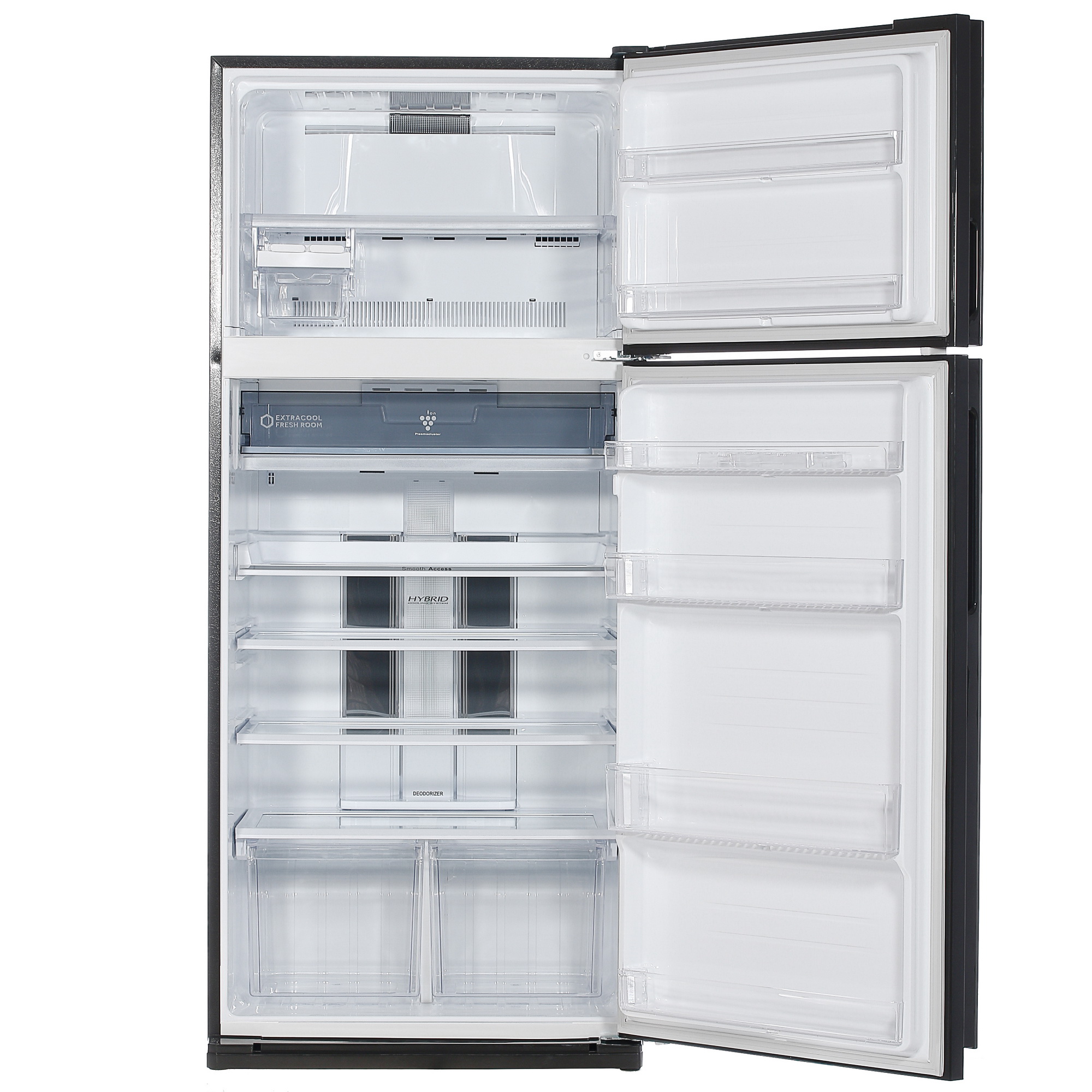 7919031 Холодильник с морозильником   Sharp SJXP59PGBK черный STDN-0144415 - Вид №1