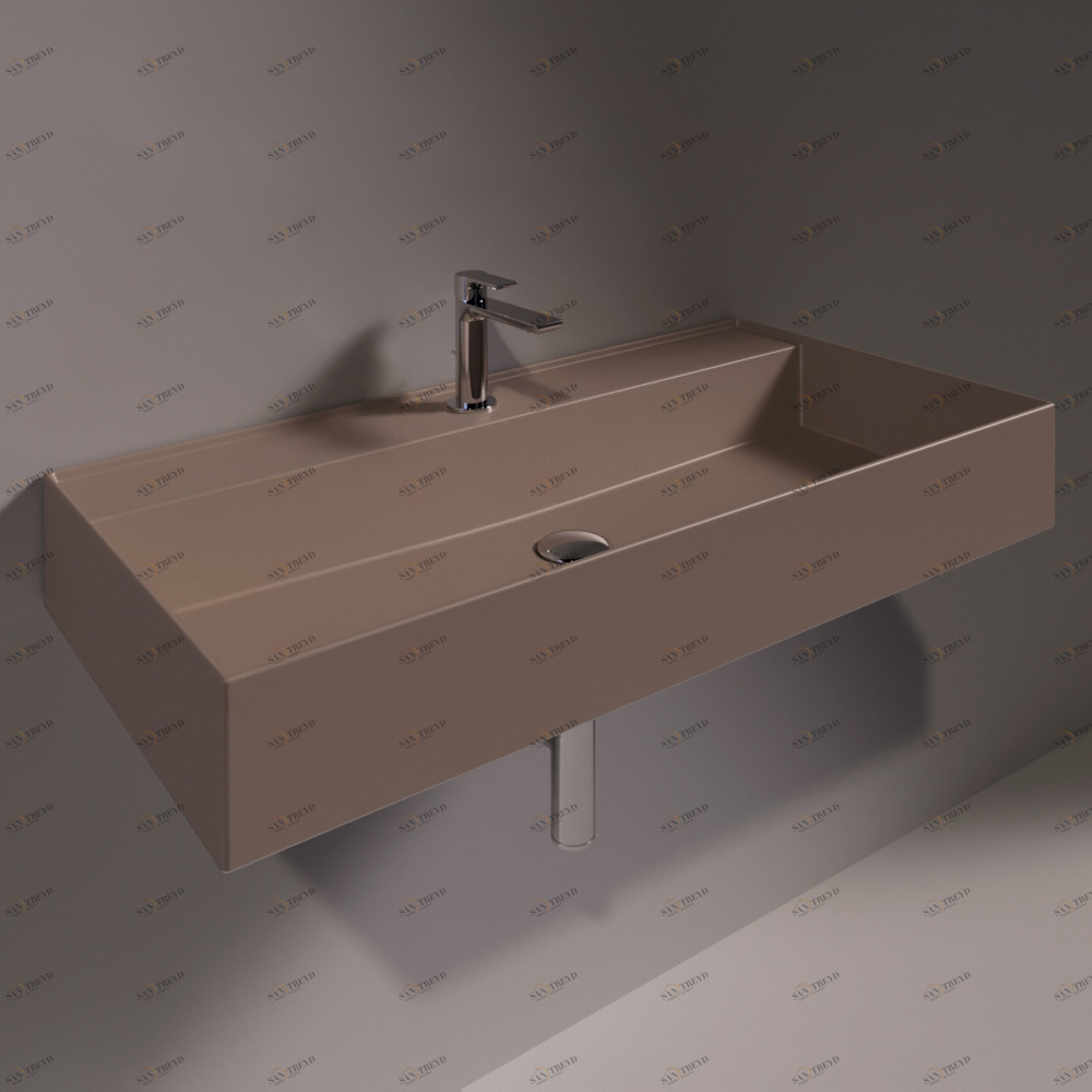 AG91MOKAMATT Подвесная раковина настенная прямоугольная Simas Agile