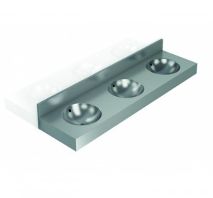 GW08 41 04 01 Подвесная раковина настенная прямоугольная Genwec  белая