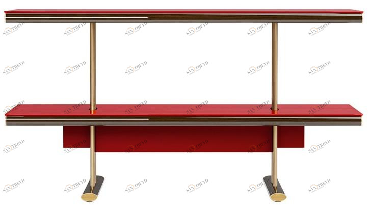 VOLPI Прямоугольная лакированная консоль Luigi volpi Lv-28001