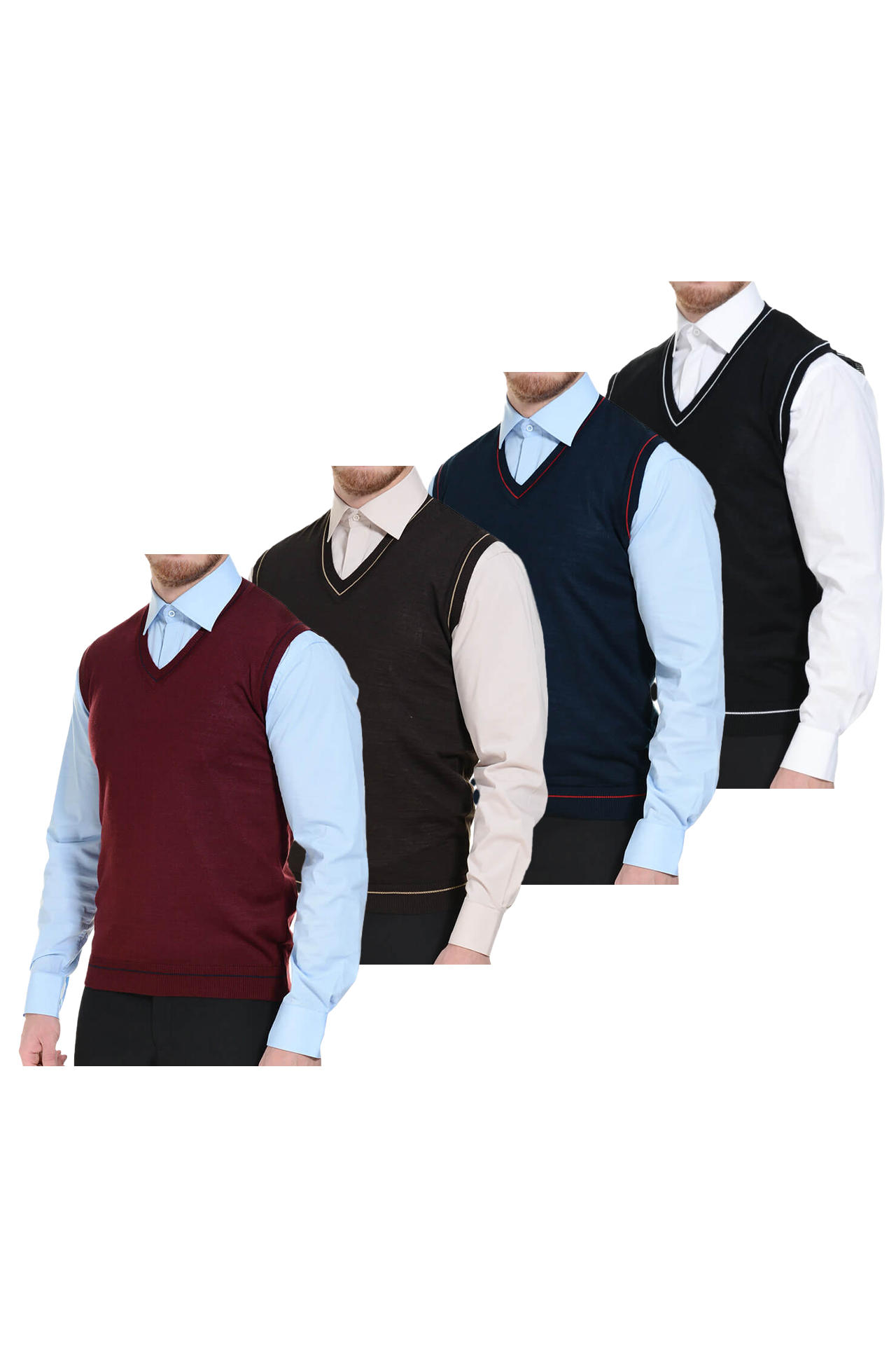 5042985 Жилет трикотажный мужской в ассортименте  Одежда для официантов  размер 52-54 Спецодежда 