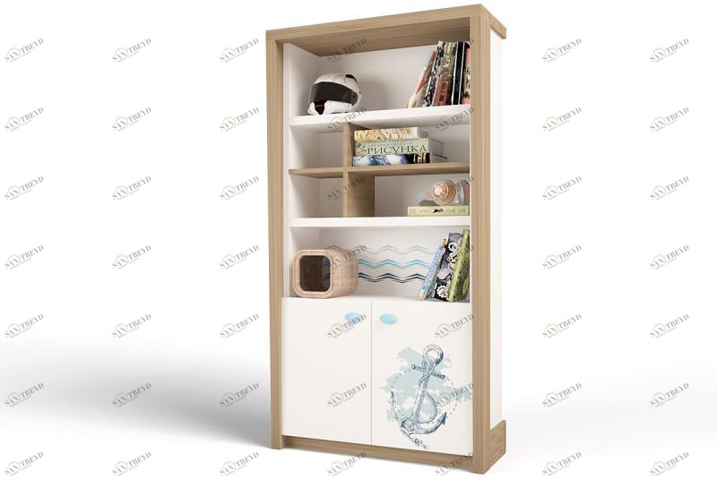 Стеллаж широкий ABC-KING MIX OCEAN (голубой) 4631148107687