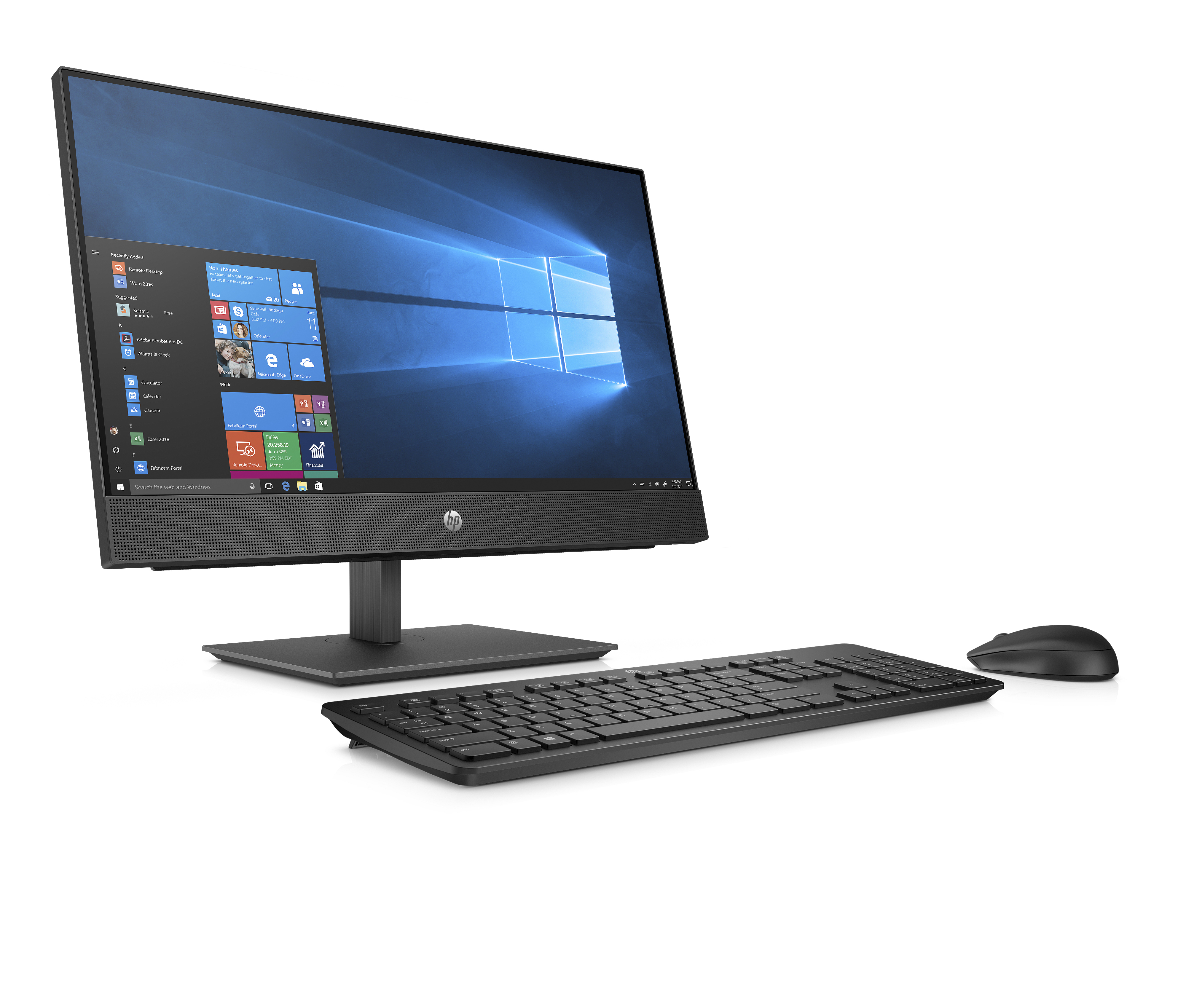 8PG93ES#ACB proone 440 g5 aio 23.8"(1920x1080 ips)/intel core i3 9100t(3.1ghz)/8192mb/256pcissdgb/dvdrw/wifi/war 1y/w10pro + dp port, has stand / vesa plate dib, spec HP Santreyd  - Вид №3