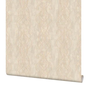 Обои флизелиновые Vog Collection Классика вензель бежевые 1.06 м VV71078-12