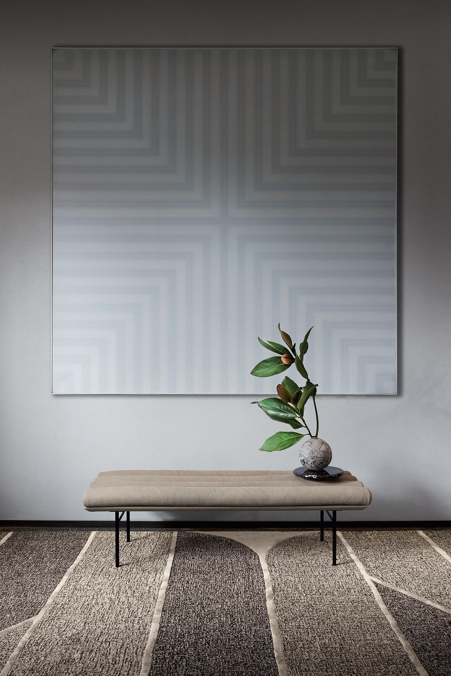 Кожаная скамья Saba Italia Флейта для пана ARCH-00094813 - Вид №2