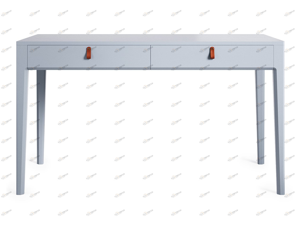 Письменный стол с ящиками оловянный Case THE IDEA  210613 Серый 