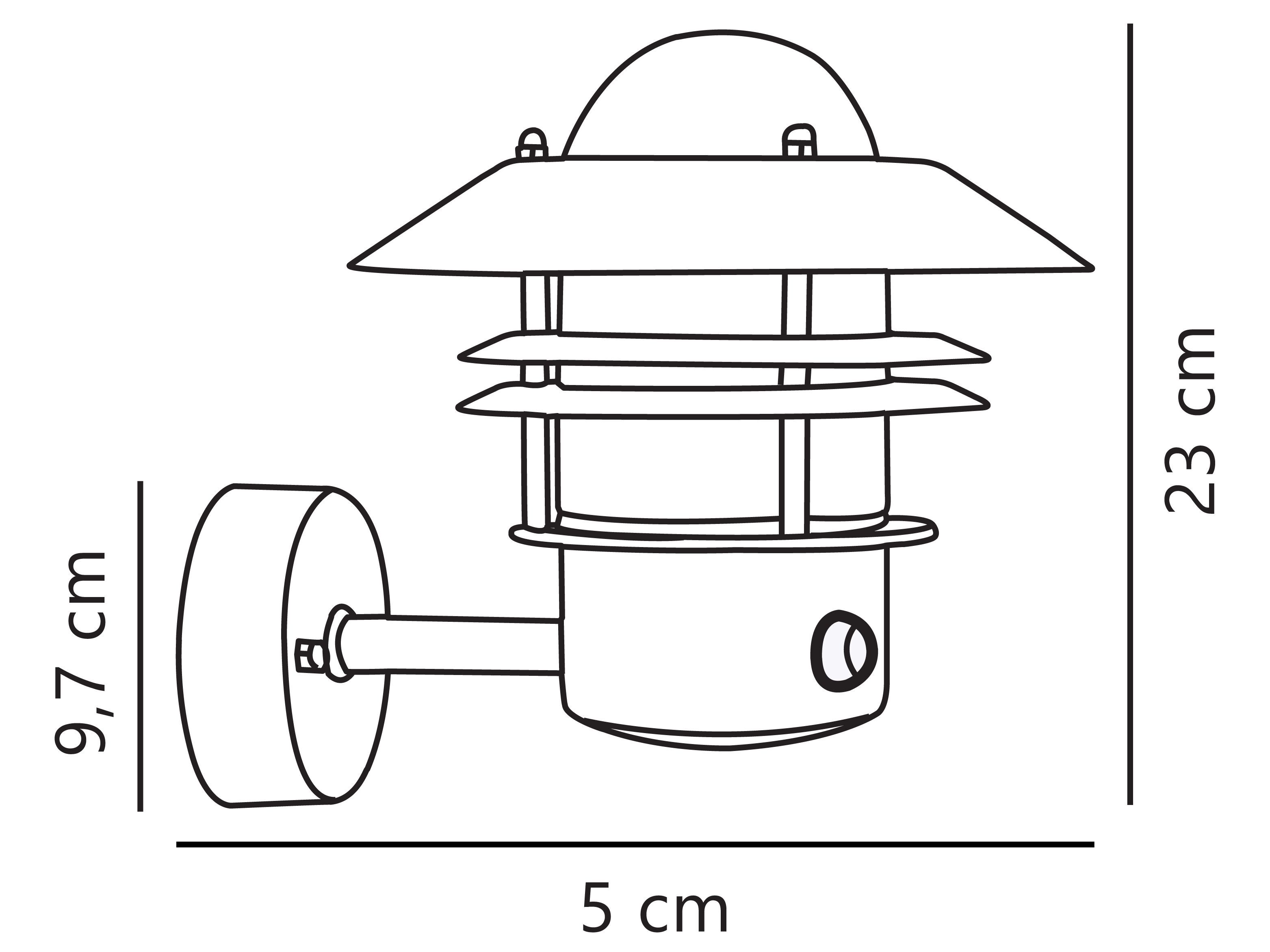 Металлический настенный светильник Nordlux Blokhus ARCH-00097921 - Вид №2