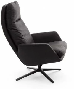 COR Кожаное кресло с 4 спицами и подлокотниками Cordia