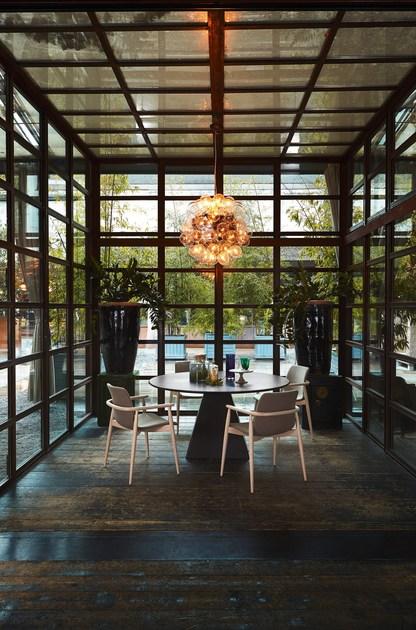 Varaschin Круглый мраморный стол Tower 1461 - Вид №4