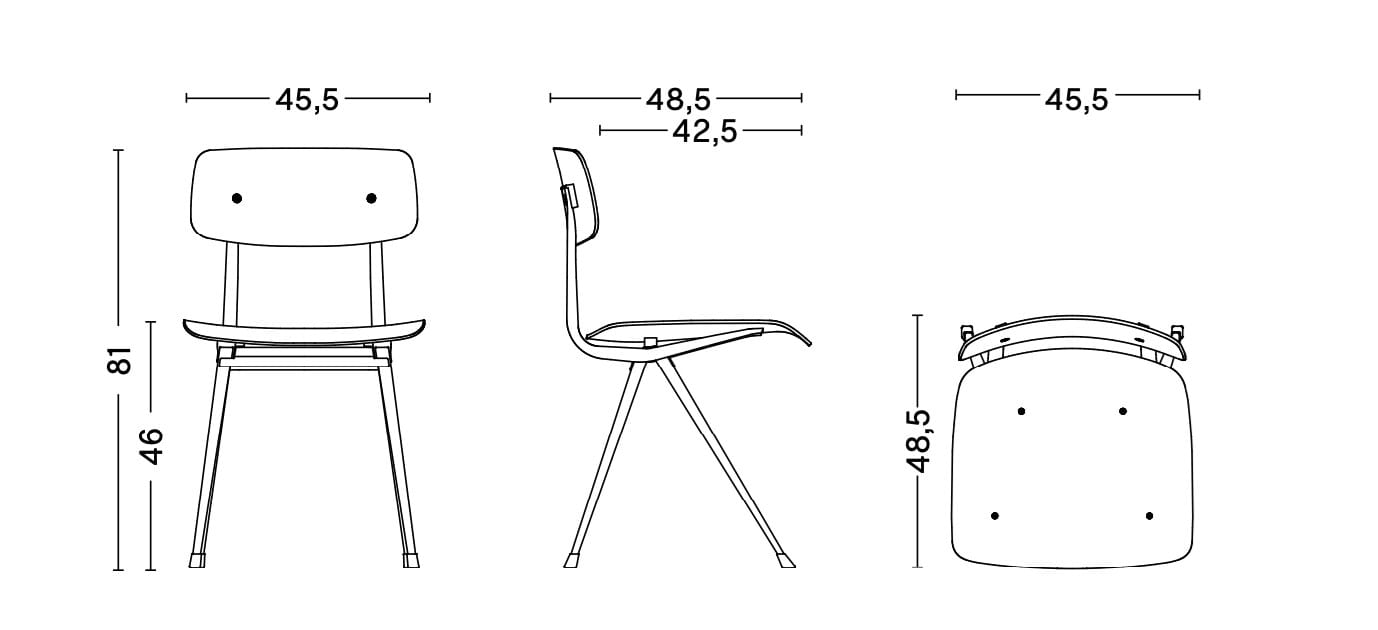 Стул из стали и дерева Hay RESULT ARCH-00144757 - Вид №116