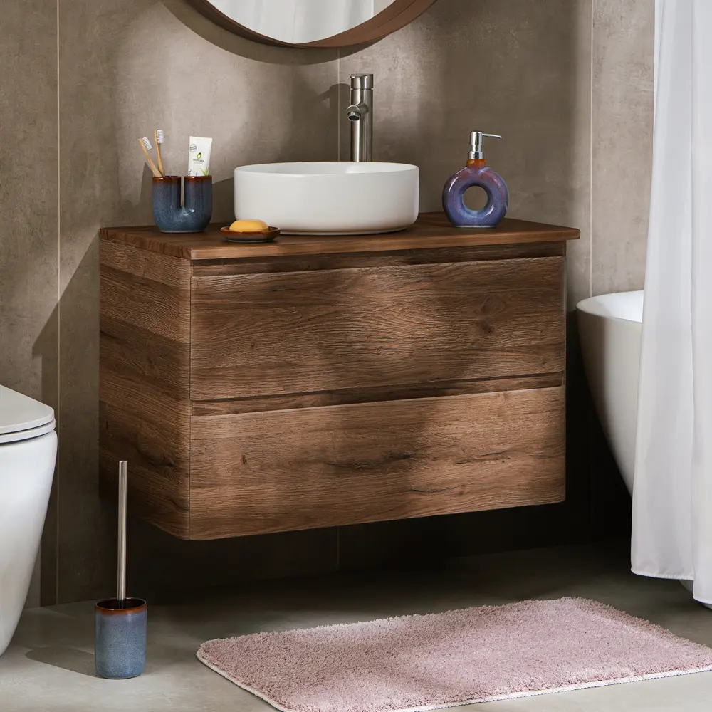 Керамический стакан для зубных щеток Verran Omega в синем цвете 89384107 STLM-1566740 - Вид №4