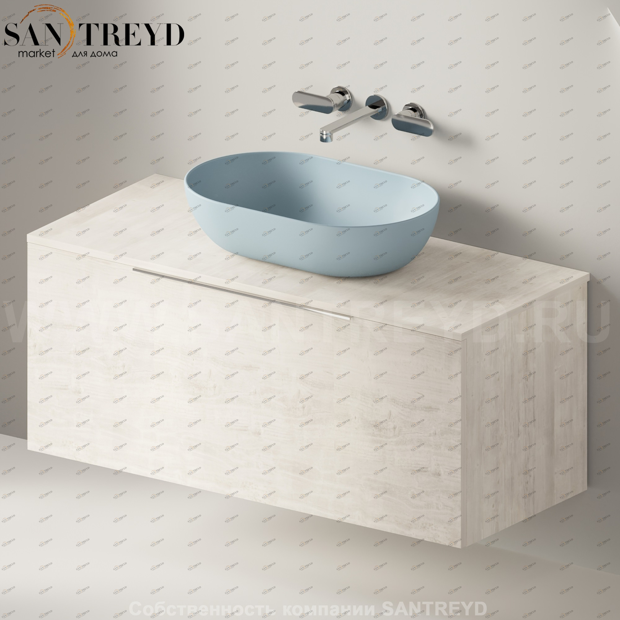 Flaminia BOX Настенная тумба для раковины 120 см с 1 ящиком BX945.WR Ceramica Flaminia BX945WR