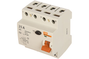 15740060 Устройство защитного отключения ВД1-63 4Р 25А 30мА тип А SQ0203-0085 TDM