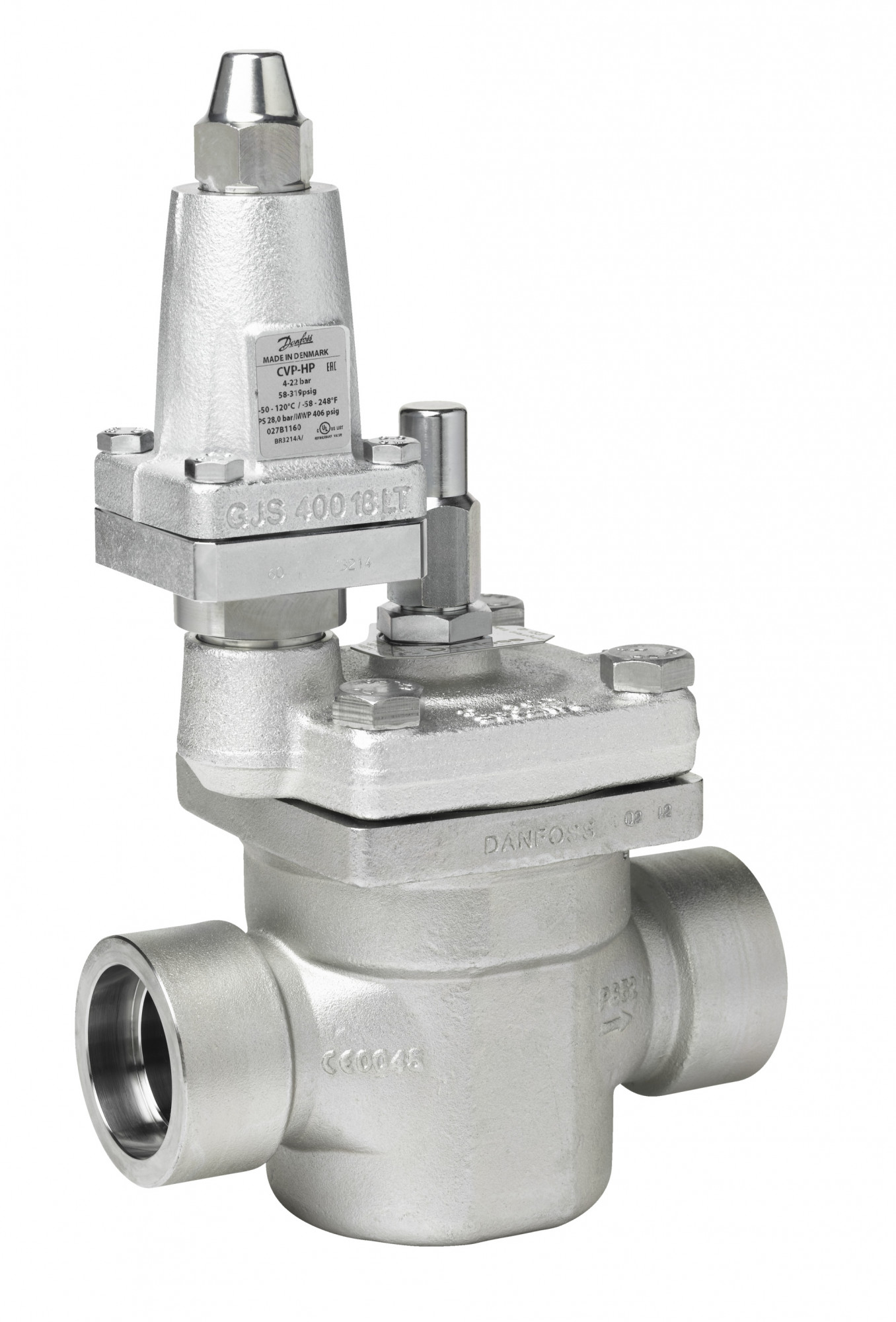Danfoss ICS — сервоприводные клапаны с пилотным управлением ICS 25-25 Клапан регулятор давления 027H2065 