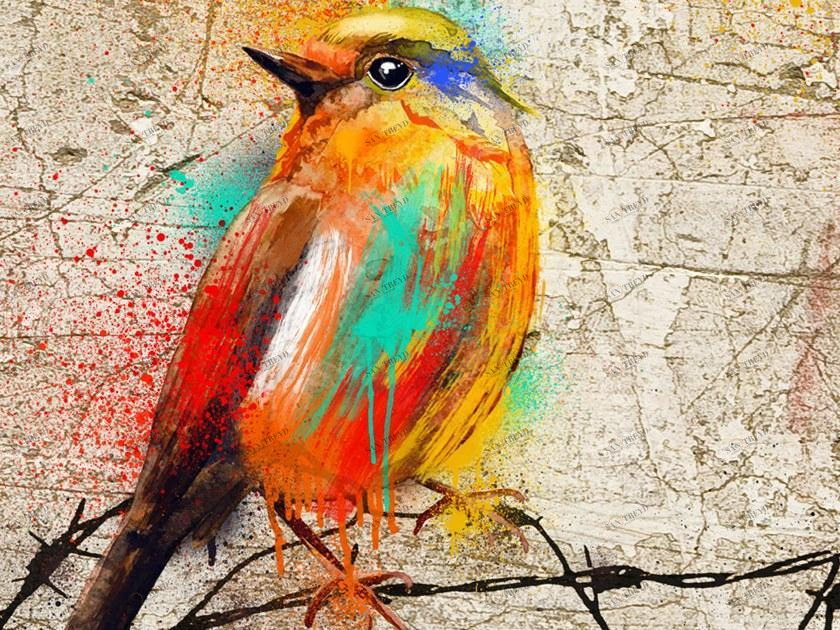 MOMENTI Авторский художественный принт Crazy home paintings Cff-007