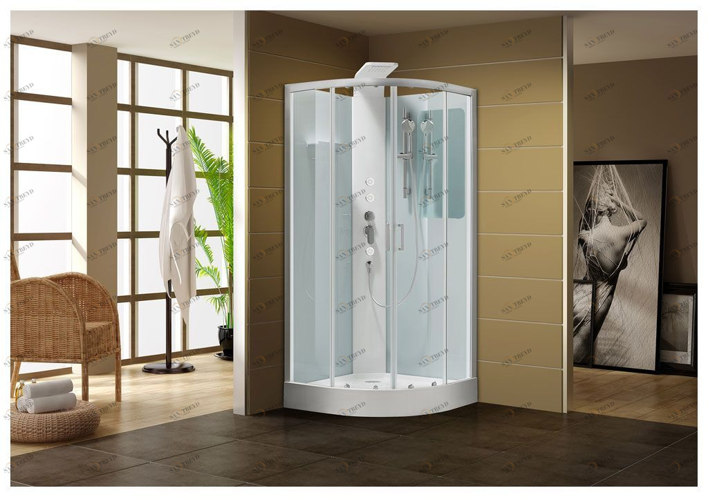 Душевая кабина Aquanet Passion R 90x90, прозрачное стекло 00213316