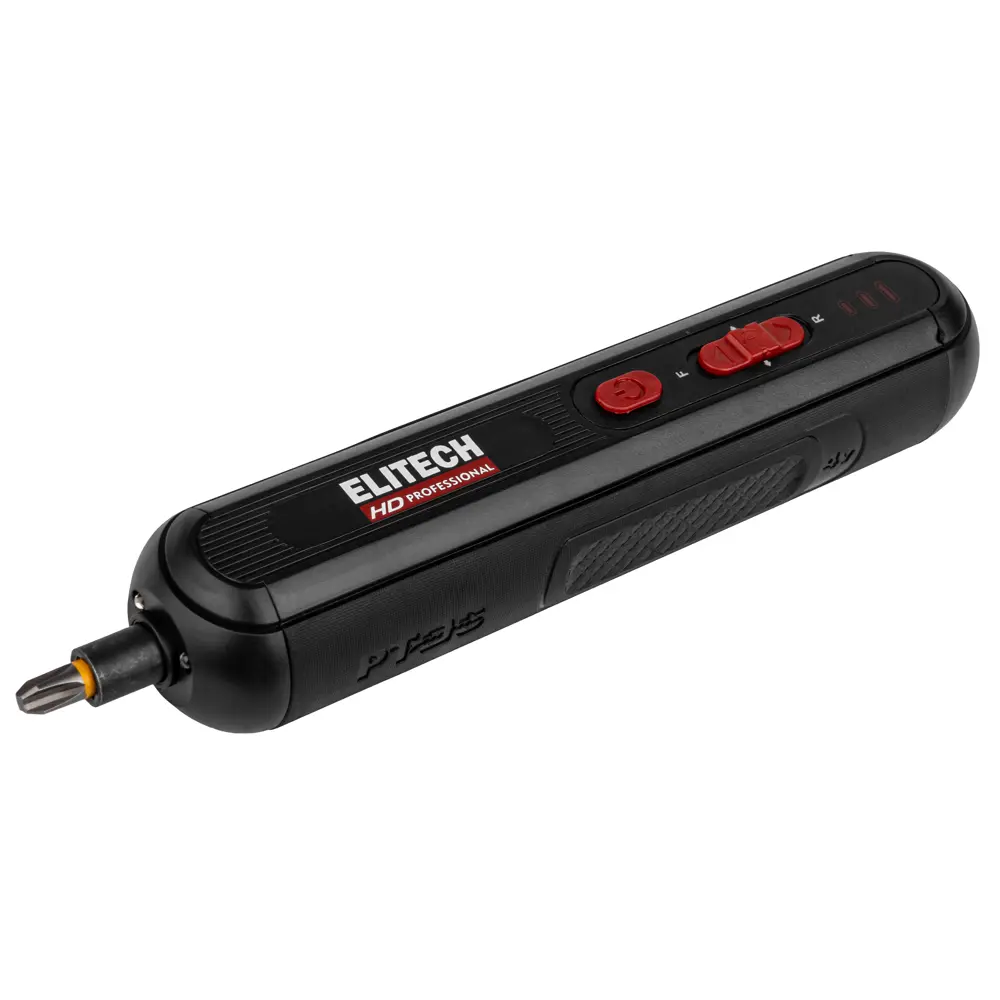 Отвертка аккумуляторная Elitech HD SD 4LE, 4 В Li-Ion 2 Ач STLM-2016782