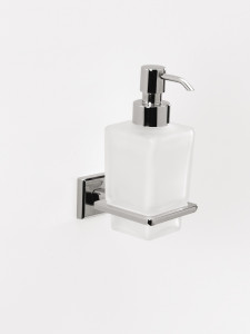 6981(13) Gedy G-Colorado, настенный стеклянный дозатор, цвет хром