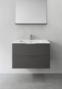 1390206 Шкаф Для Умывальника Форма Antracit 800 Hafa  Антрацитовый