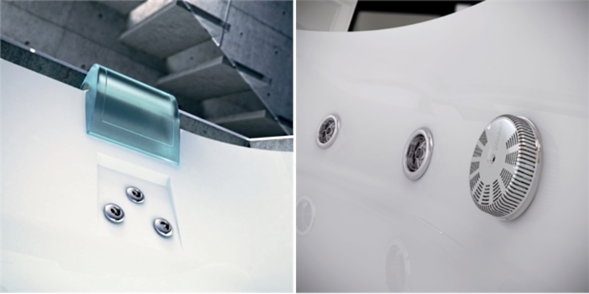 Ванна с гидромассажем "HYDRO TOP" Aquasoul Corner 140 встроенная 9443-711 Jacuzzi 9443711 - Вид №2