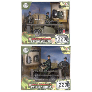 MC77019 Игровой набор "Патруль" 2 фигурки, 1:18 (в ассортименте) World Peacekeepers